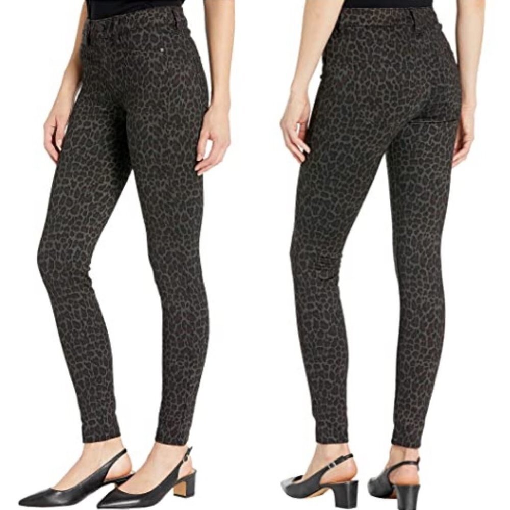 Nordstrom Liverpool Madonna Knit Cheetah Print Legging Brown Boho‎ Size 8 or 29